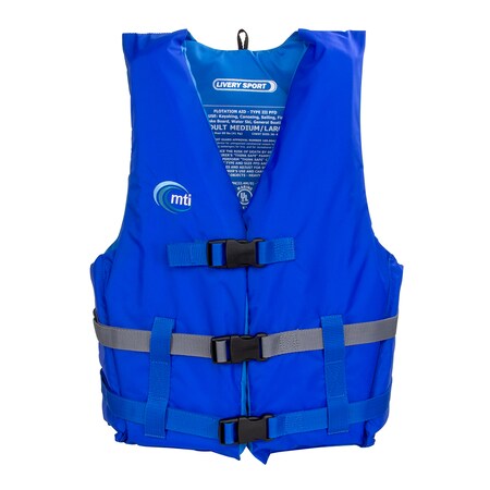 Mti Life Jackets MTI Livery Sport Life Jacket - Blue - X-Small/Small MV701D-XS/S-131
